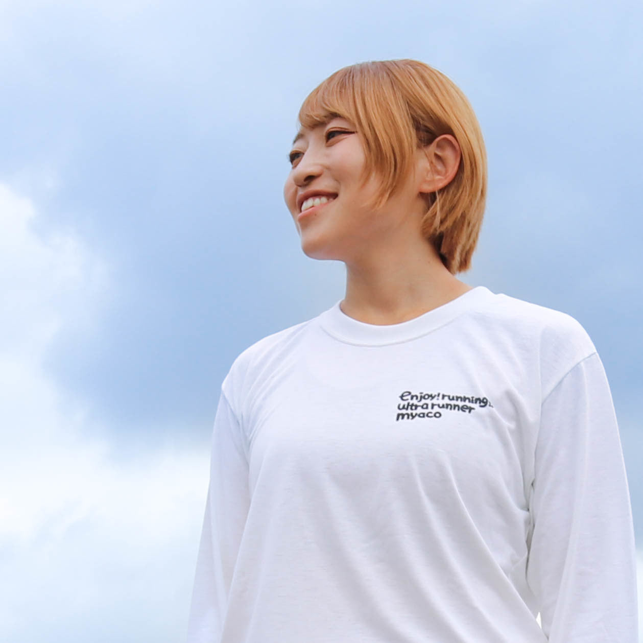 Enjoy Running with Myaco Long-Sleeve Tee