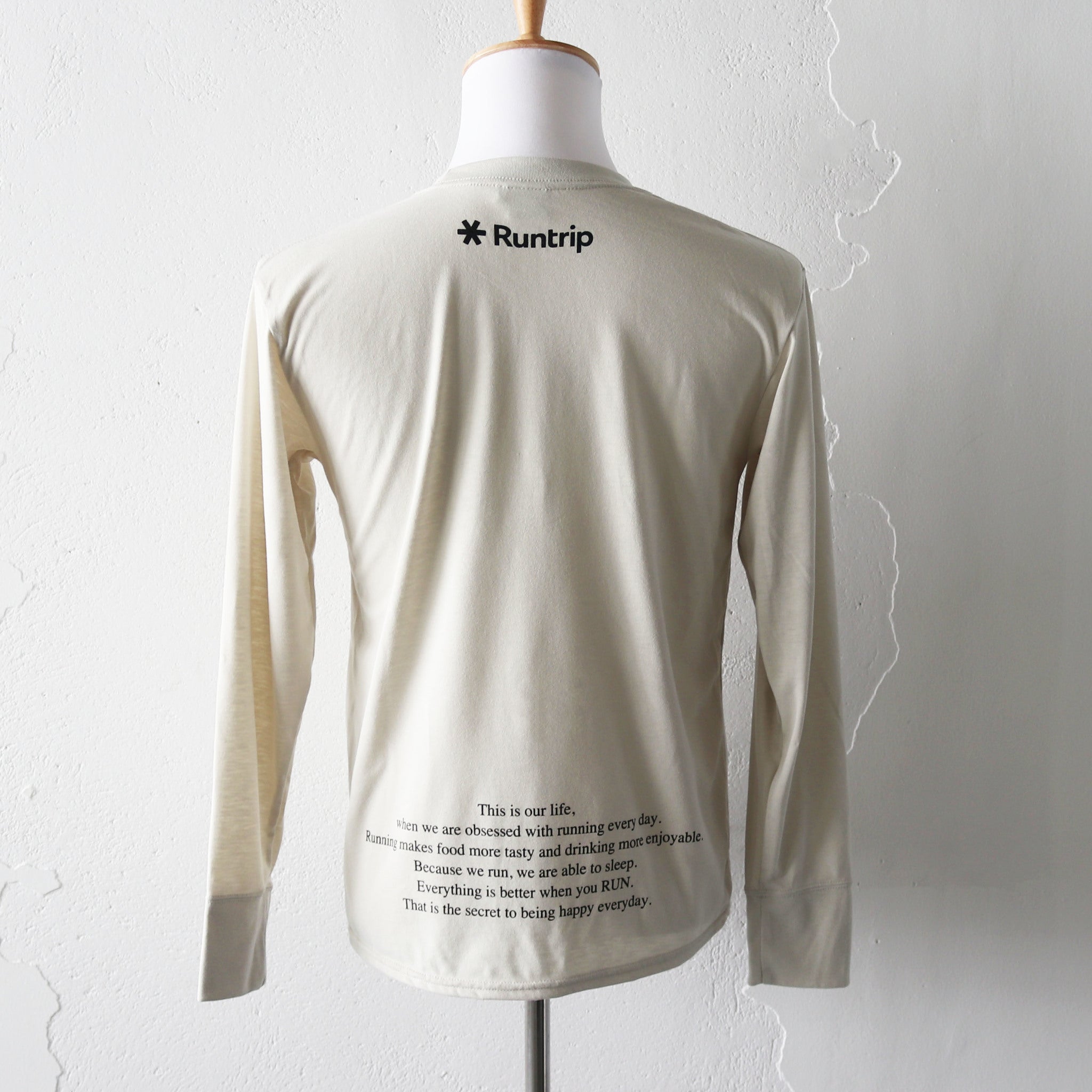 EAT DRINK SLEEP RUN / STREET Long-Sleeve Tee (BROWN Camo/Beige)