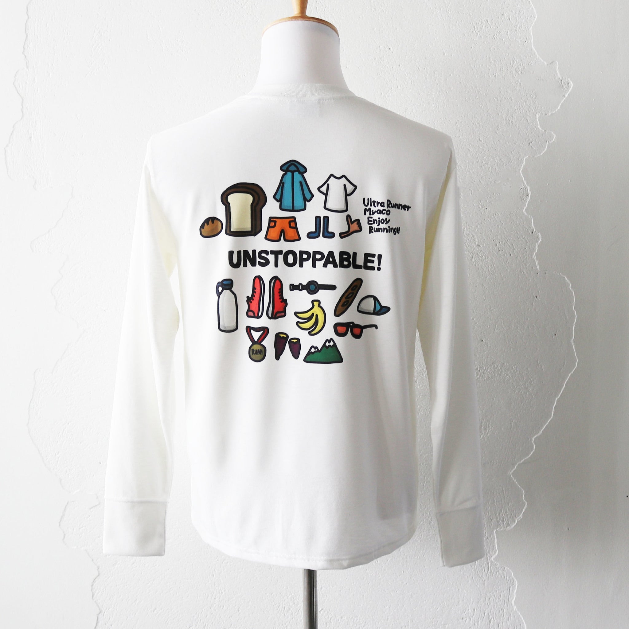 Enjoy Running with Myaco Long-Sleeve Tee