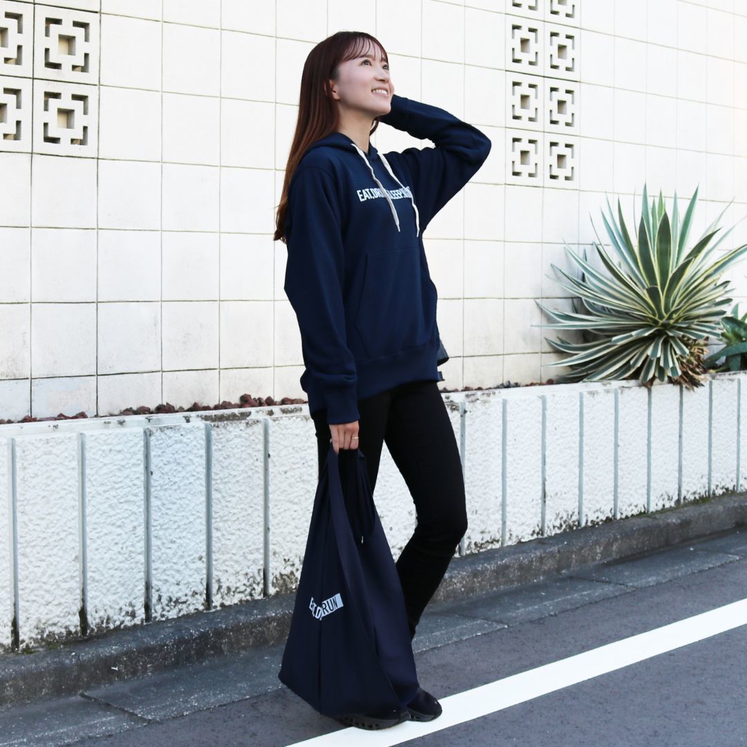 EAT DRINK SLEEP RUN / STREET Hoodie (Navy)