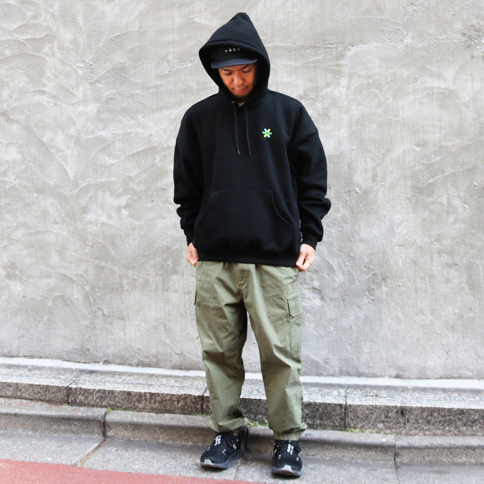 Runtrip Oversized Hoodie (Black)