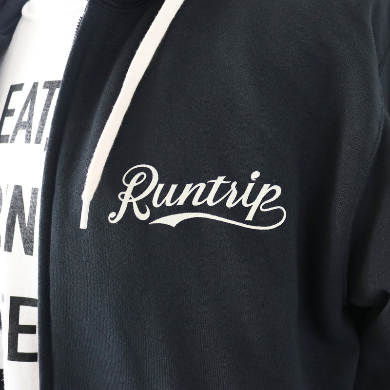 Run Into The Rhythms Zipup Hooded Jacket