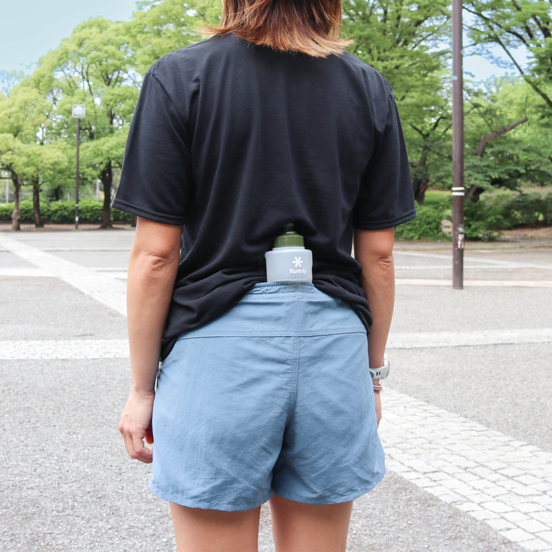 Runtrip LOGO BOTTLE｜ランニングマイボトル (Khaki)
