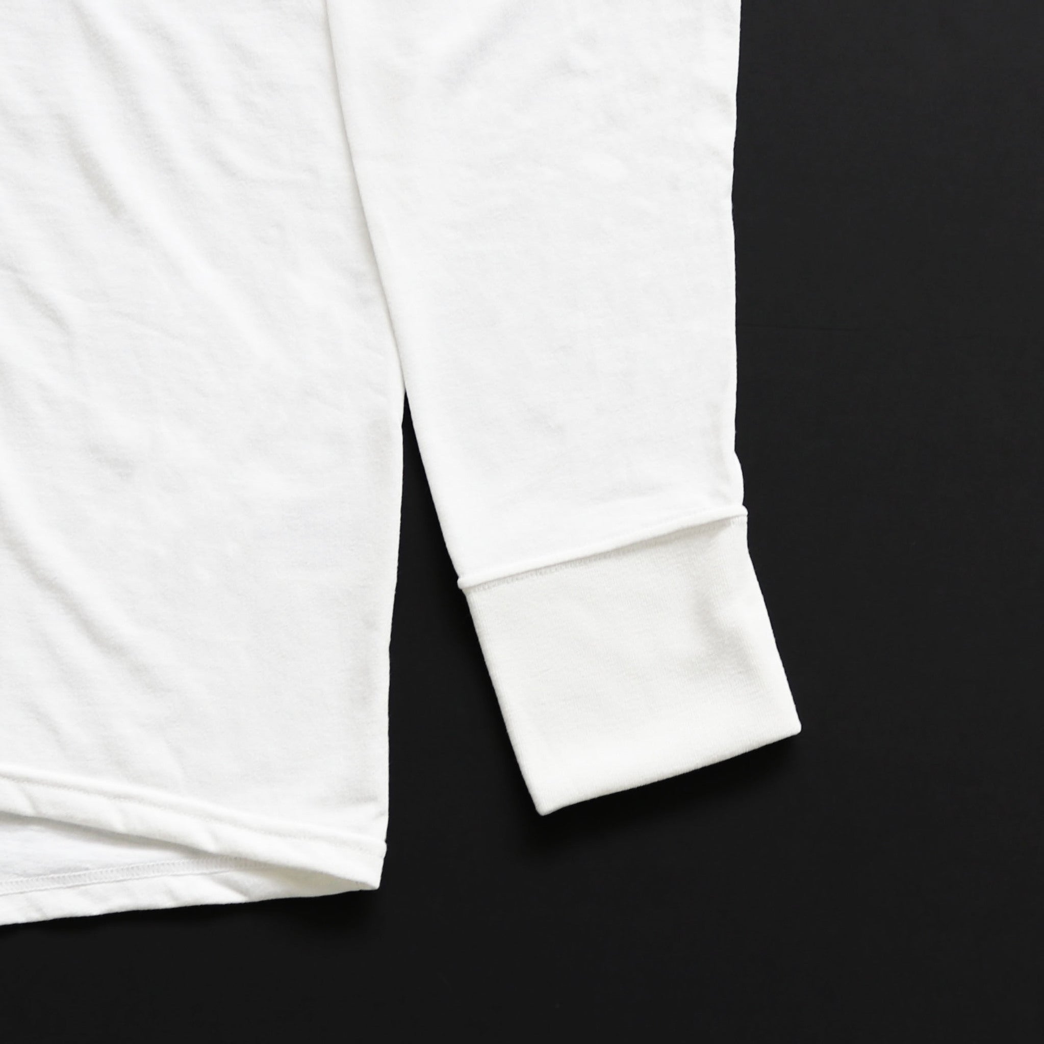 EAT DRINK SLEEP RUN / STREET Long-Sleeve Tee Vertical Mono (White)