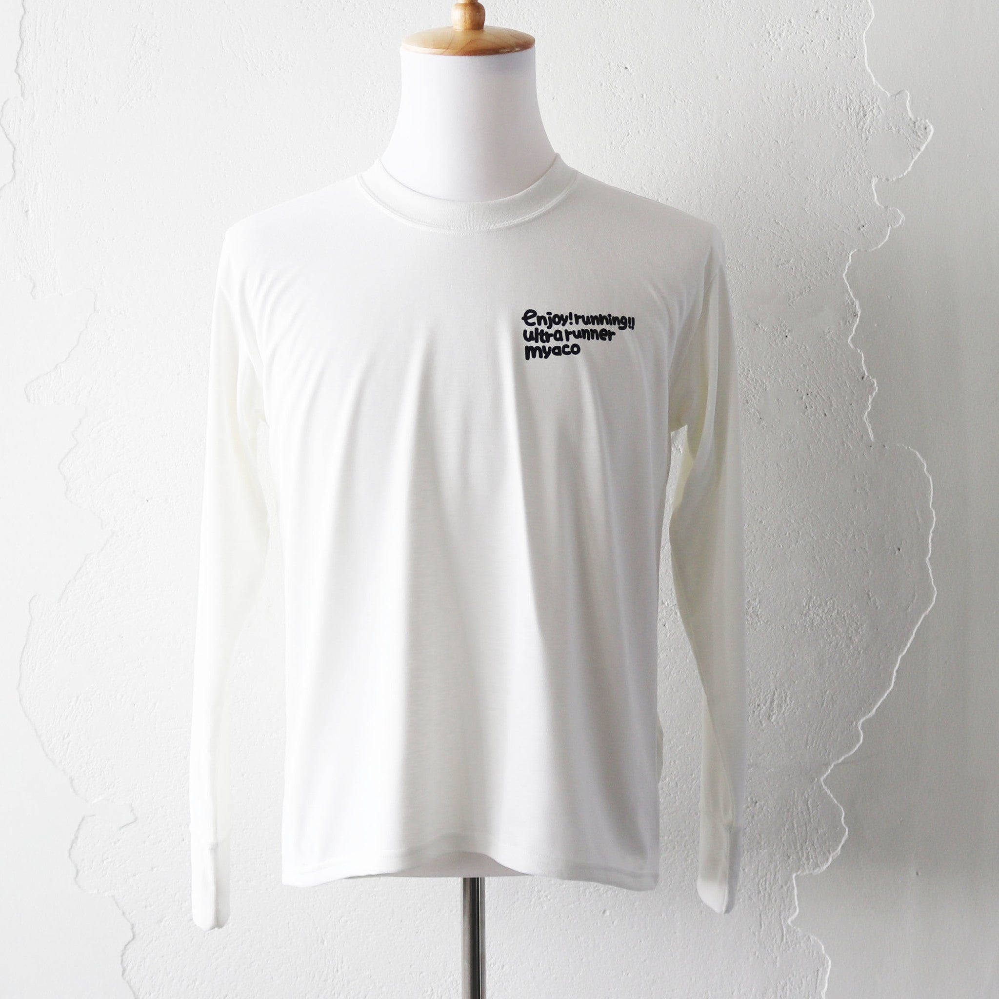 Enjoy Running with Myaco Long-Sleeve Tee