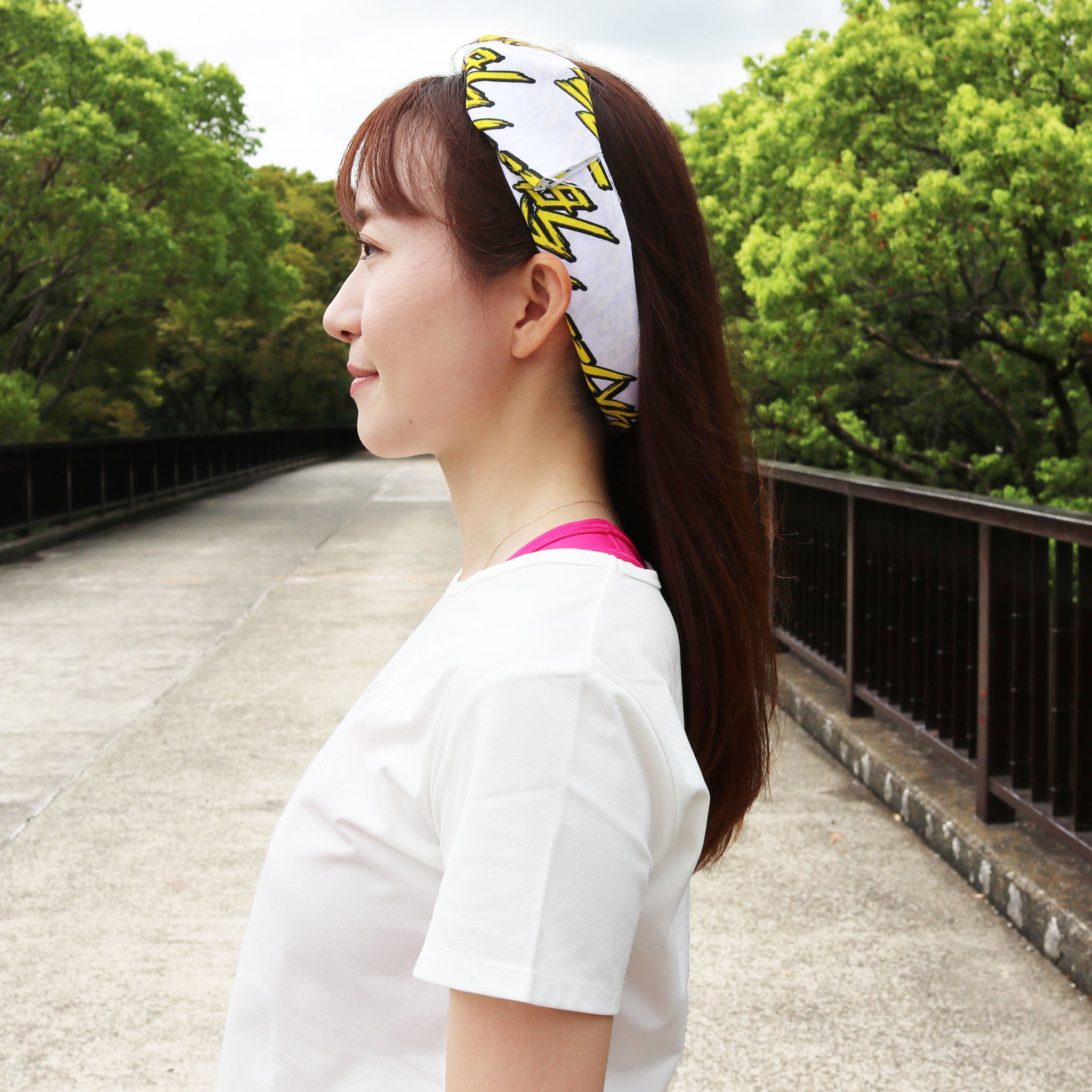 今日もナイスラーーーン手ぬぐい　ステッカー付き