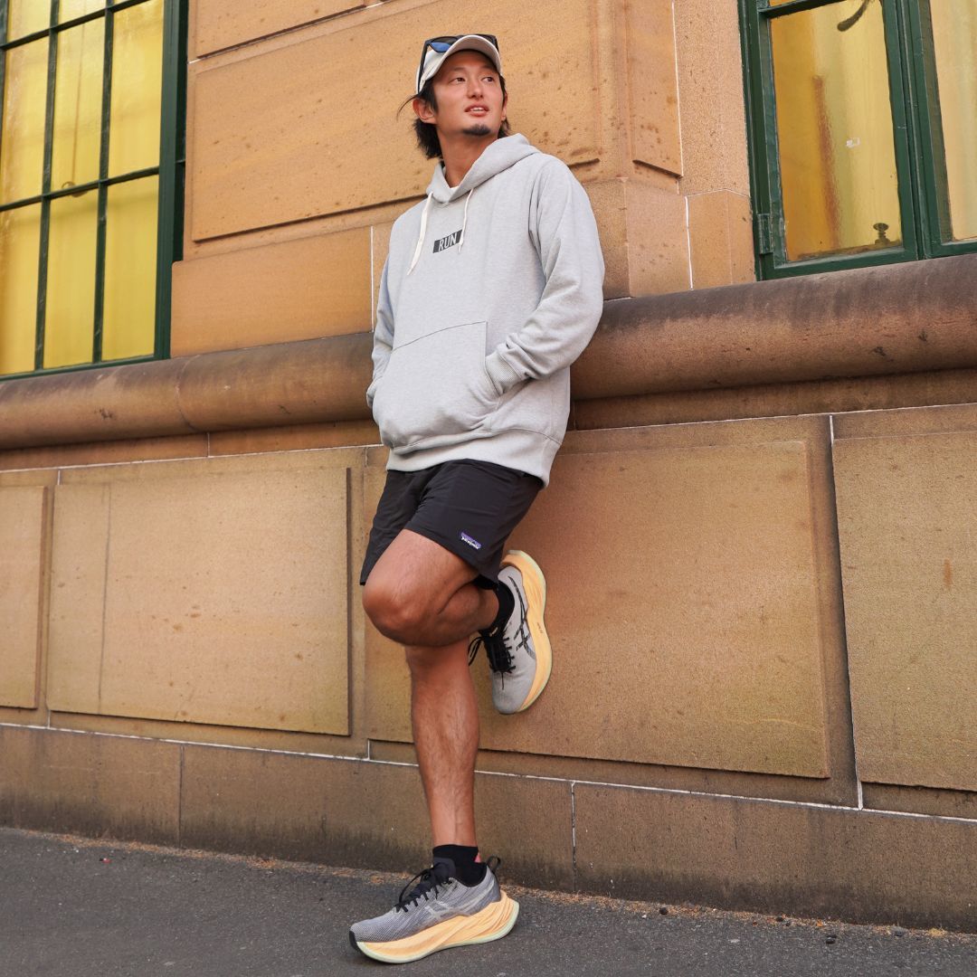 EAT DRINK SLEEP RUN / “STREET” RUN. Hoodie (Gray)