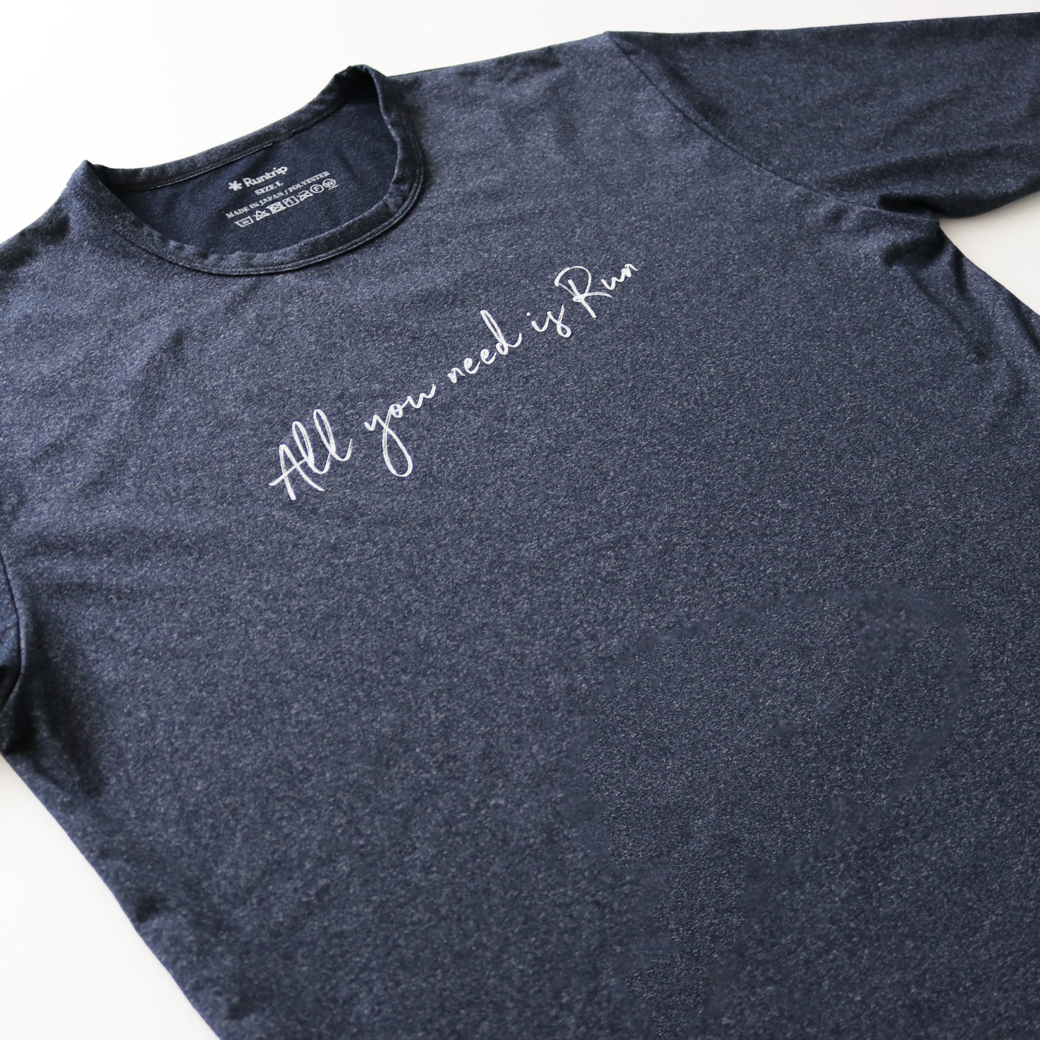 All you need is Run Long-sleeve Tee (Navy)