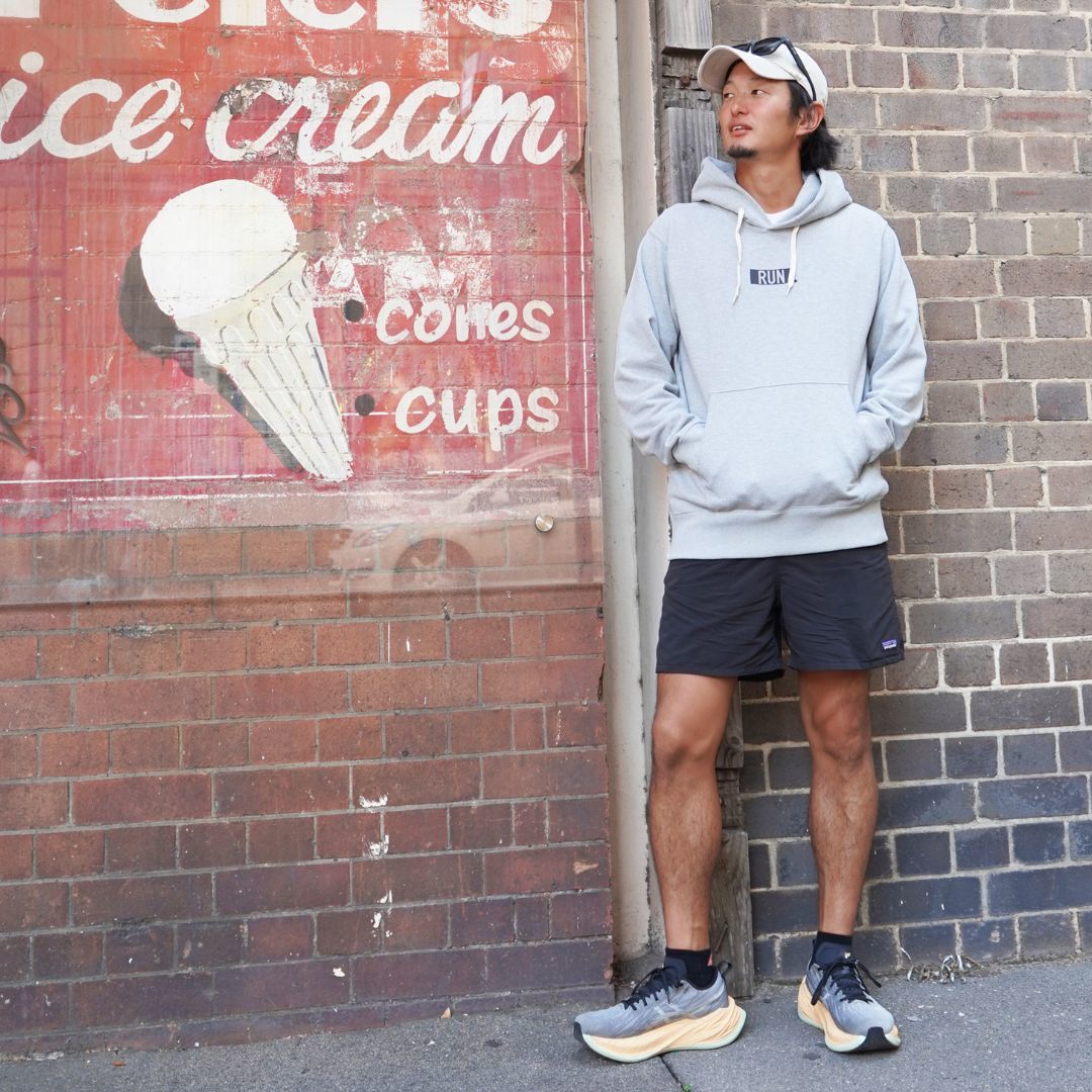 EAT DRINK SLEEP RUN / “STREET” RUN. Hoodie (Gray)