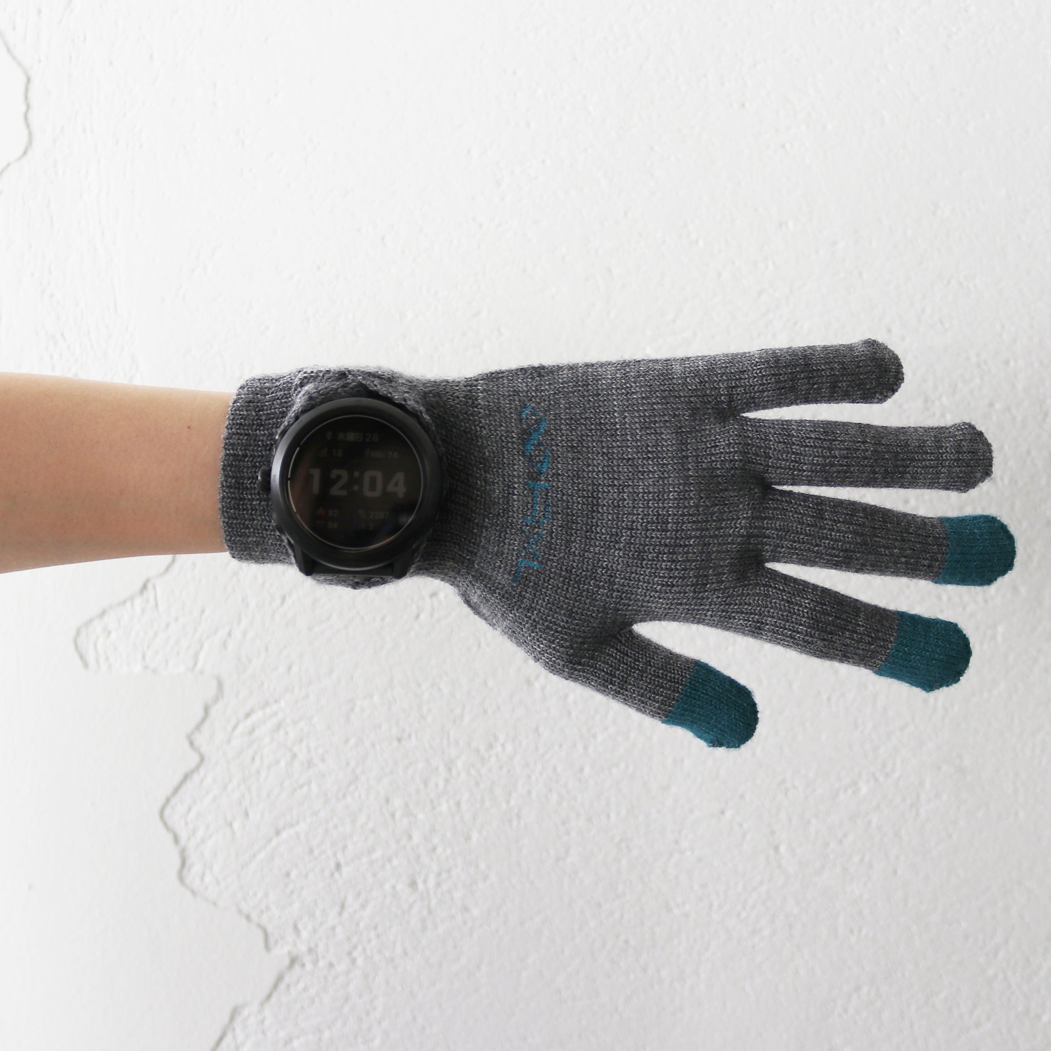 R×L｜メリノグローブ ミッド （チャコール/グリーン）