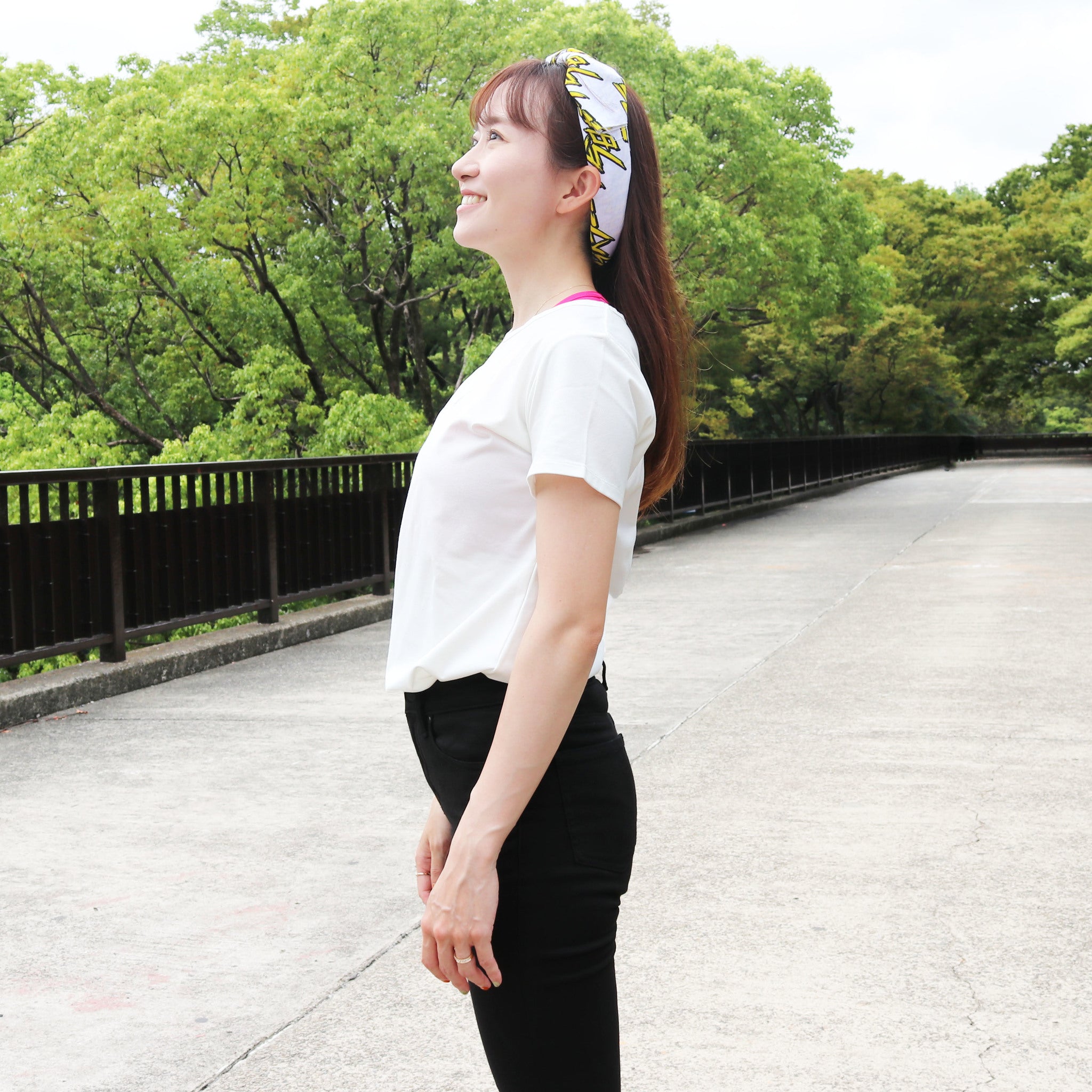 今日もナイスラーーーン手ぬぐい　ステッカー付き