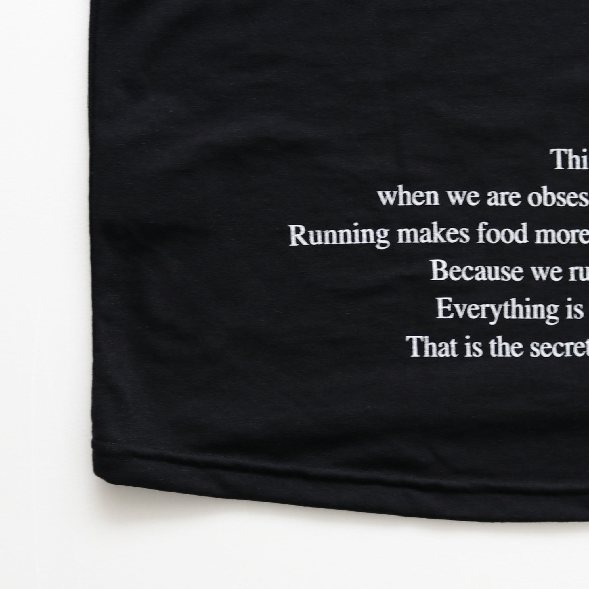 EAT DRINK SLEEP RUN / STREET Long-Sleeve Tee Vertica Mono (Black)