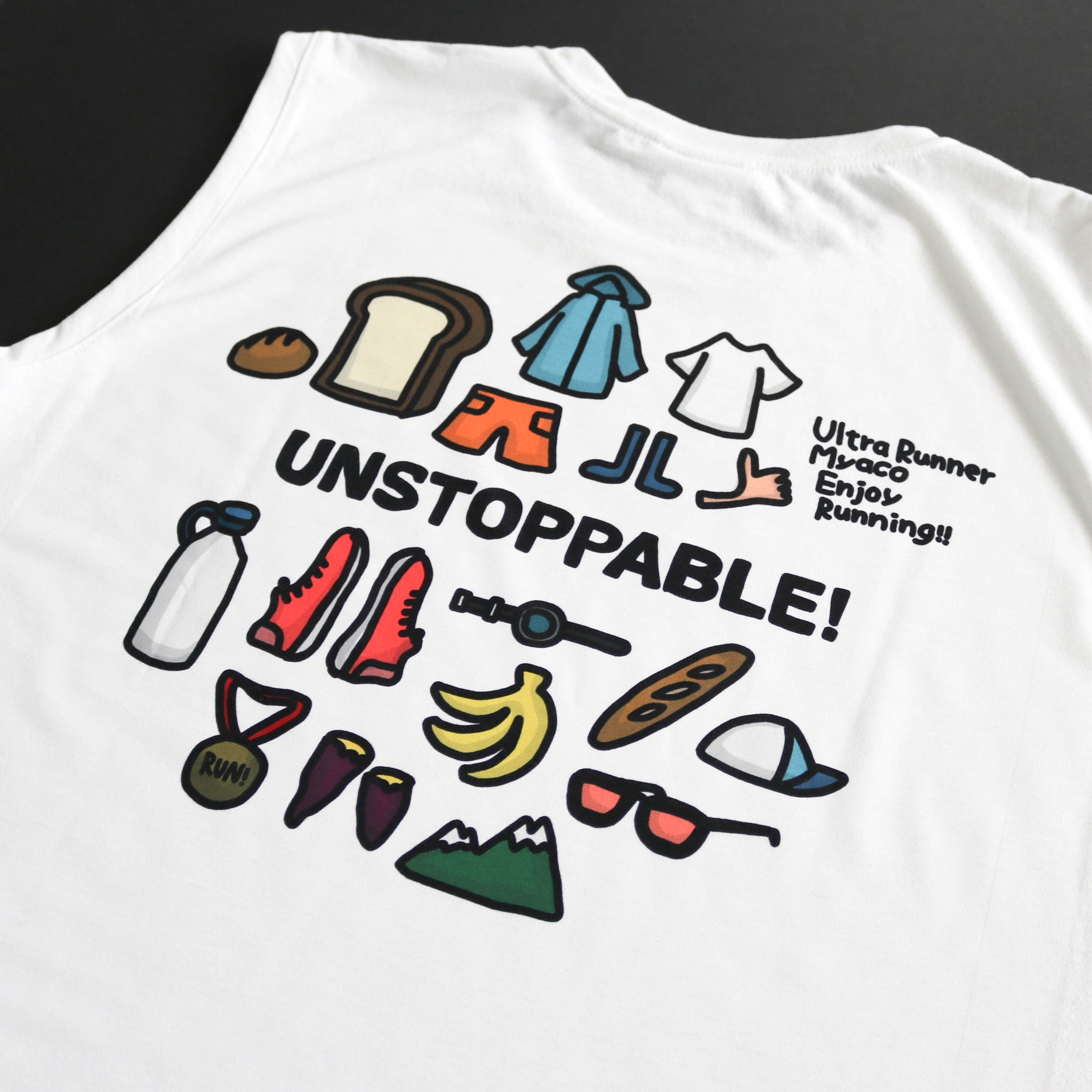 Enjoy Running with Myaco Sleeve-less Tee