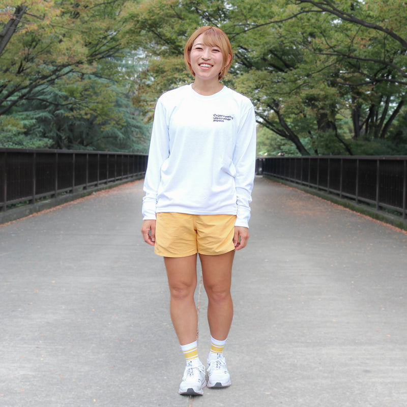 Enjoy Running with Myaco Long-Sleeve Tee