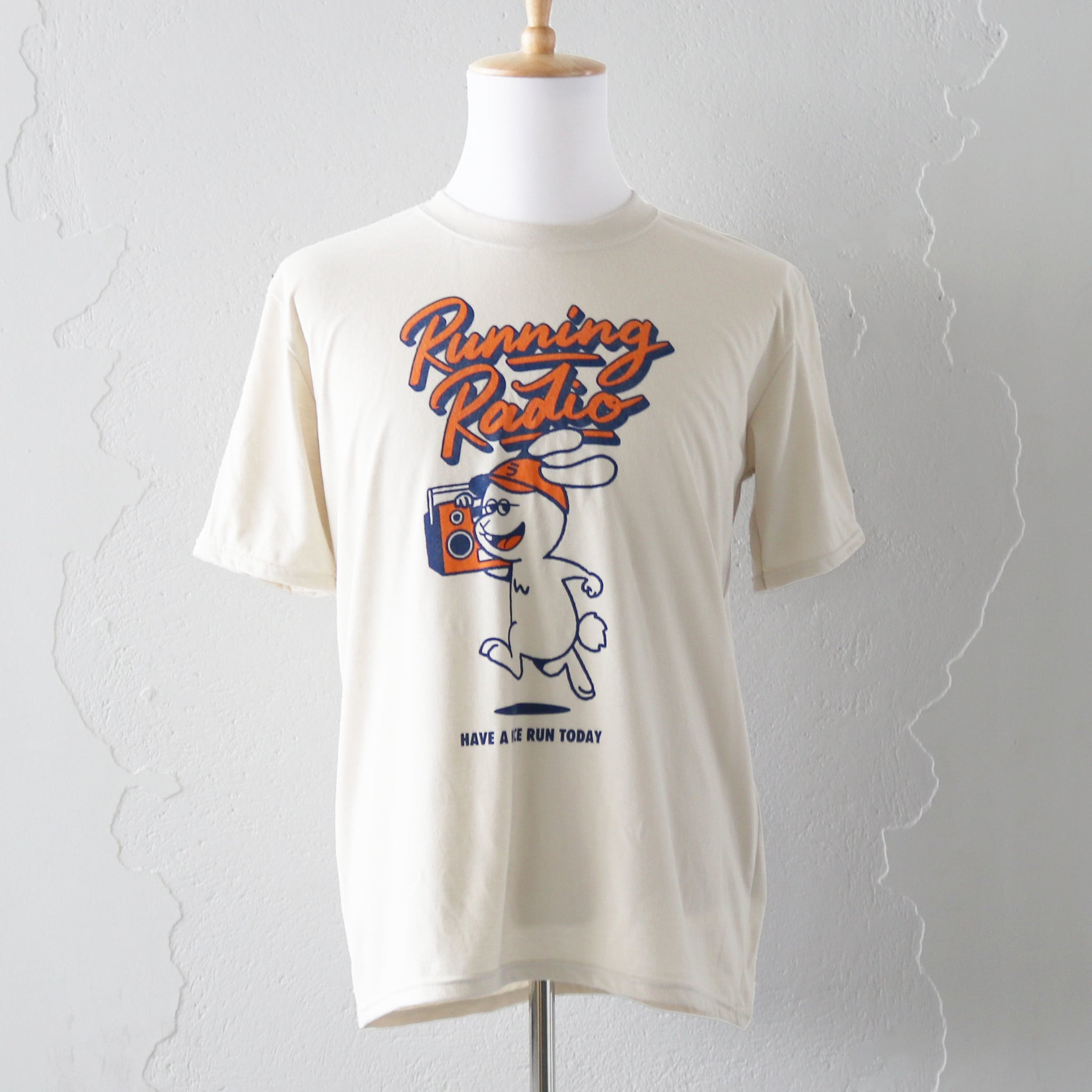 Ranraj Running Rabbit Tee (Beige) with pre-order bonus sticker