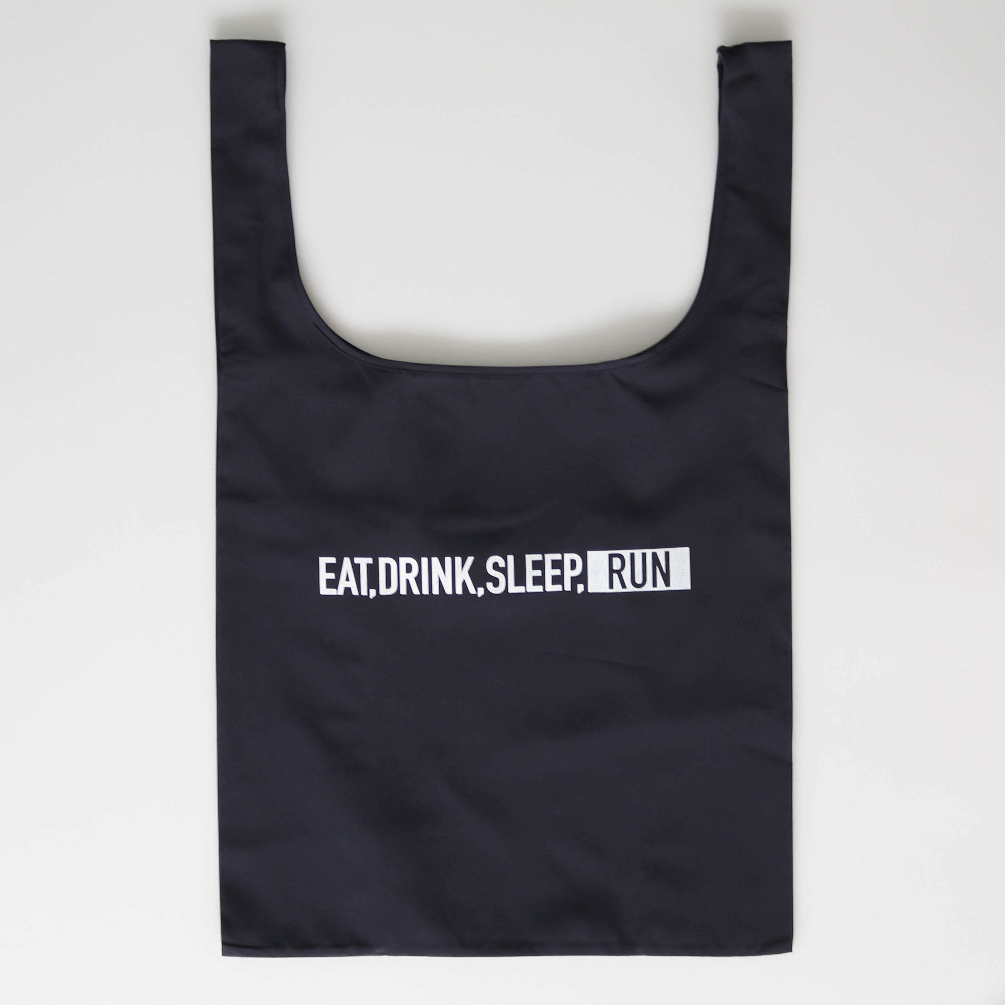 EAT DRINK SLEEP RUN / STREET Shopping Bag (Navy)