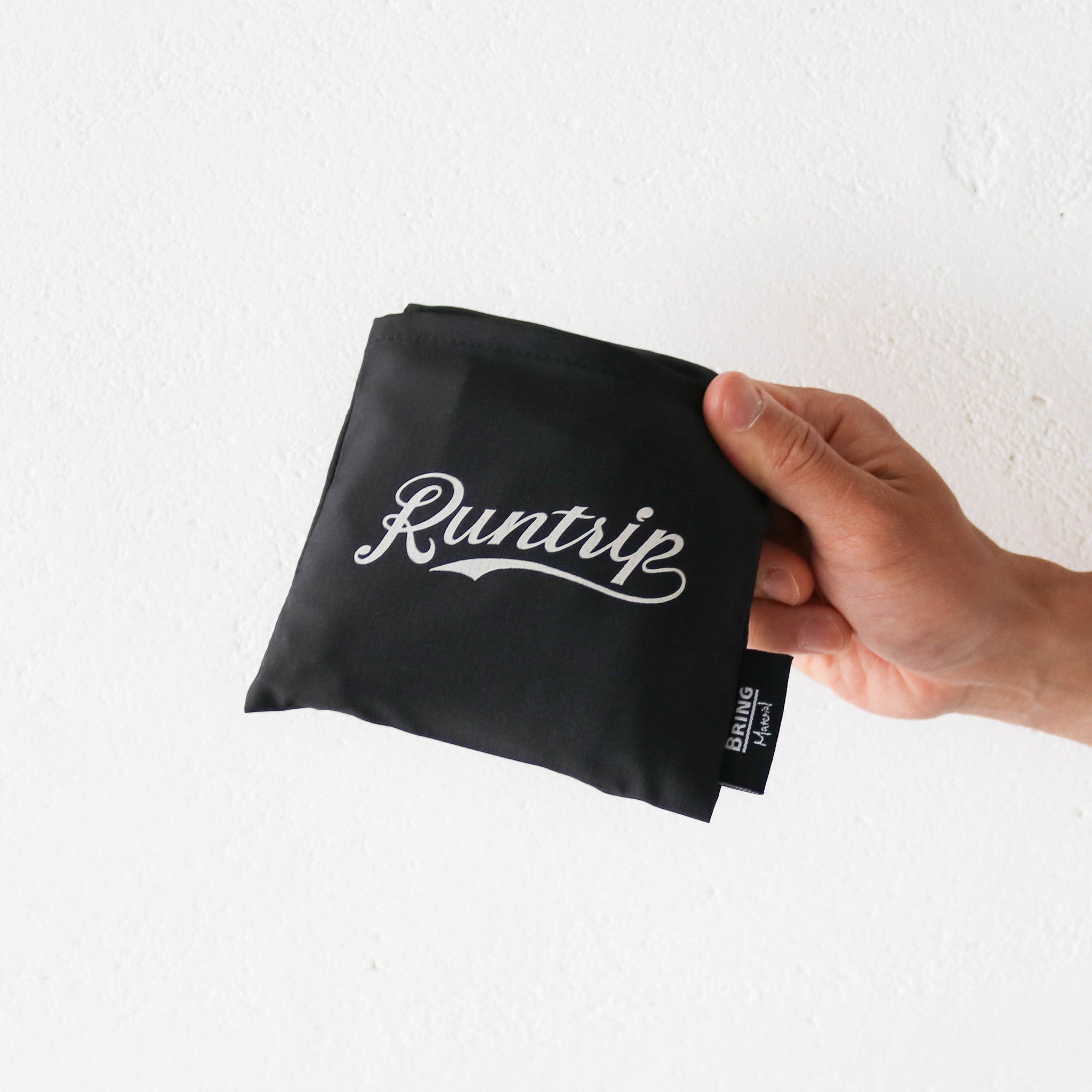 Run Into The Rhythms Shopping Bag (Black) 