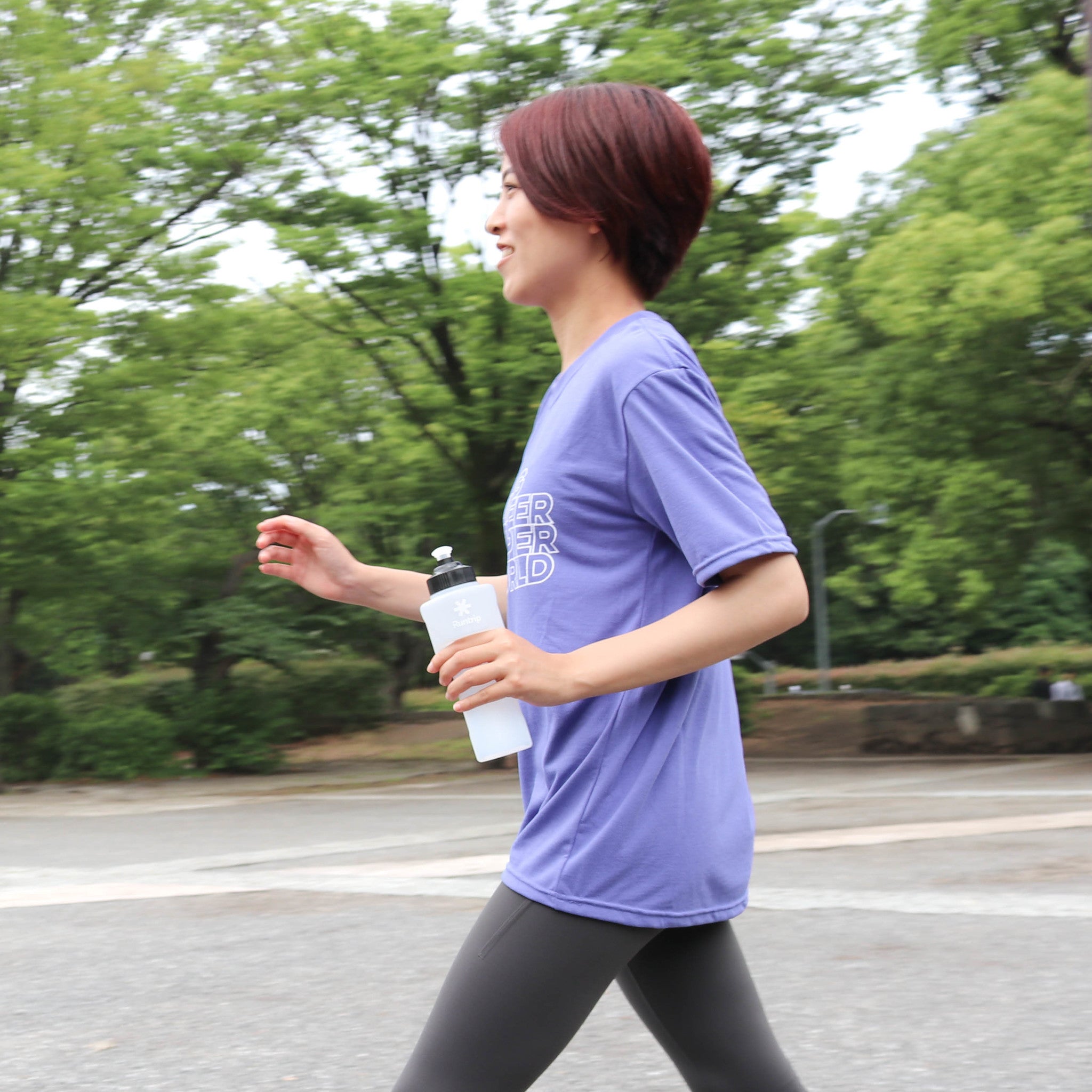 Runtrip LOGO BOTTLE｜ランニングマイボトル New Model (Black)