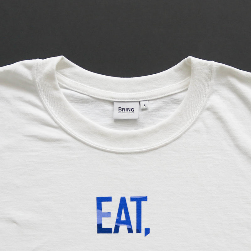 EAT DRINK SLEEP RUN / STREET Tee 2023 Limited BLUE Camo (White)