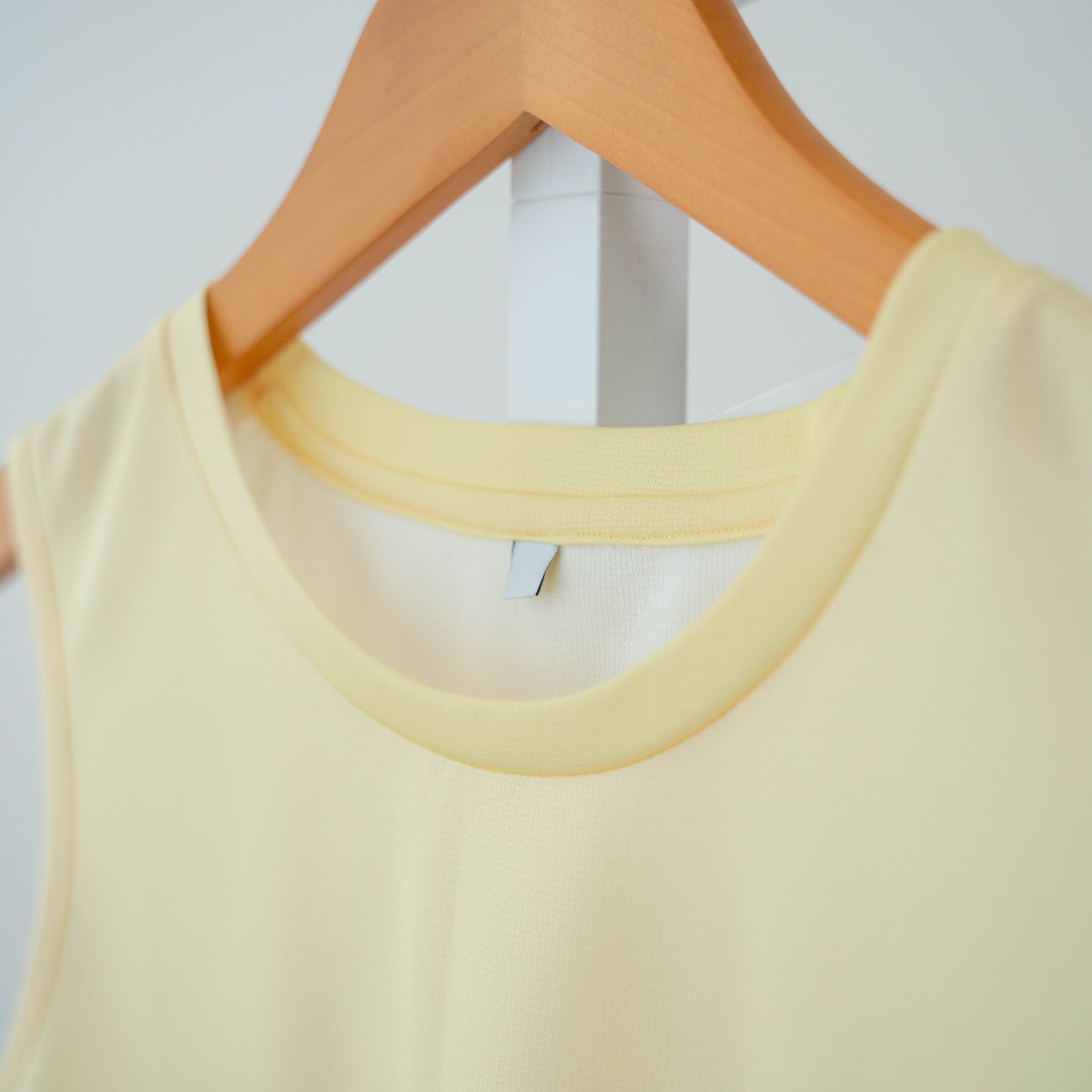 Style | DONUTS "TAKE A RISK" Sleeve-less Tee by JINGER (Women's Yellow)