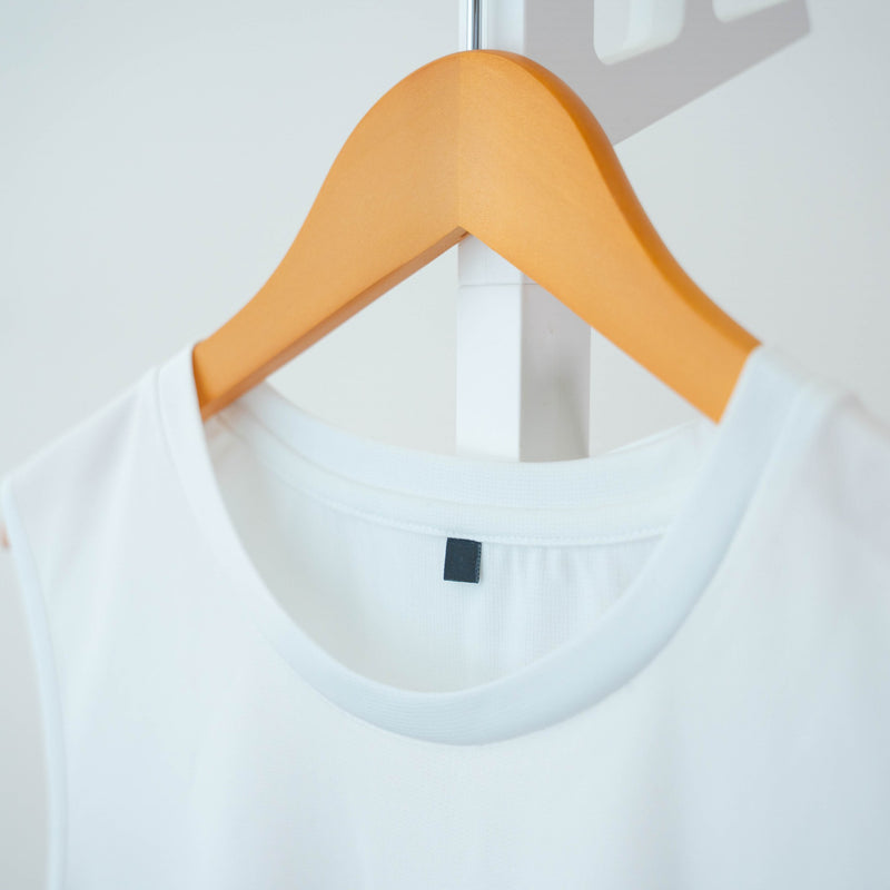 Style | DONUTS "TAKE A RISK" Sleeve-less Tee by JINGER (Men's White)