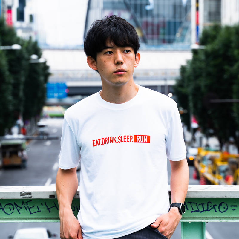 EAT DRINK SLEEP RUN / STREET Tee (White)