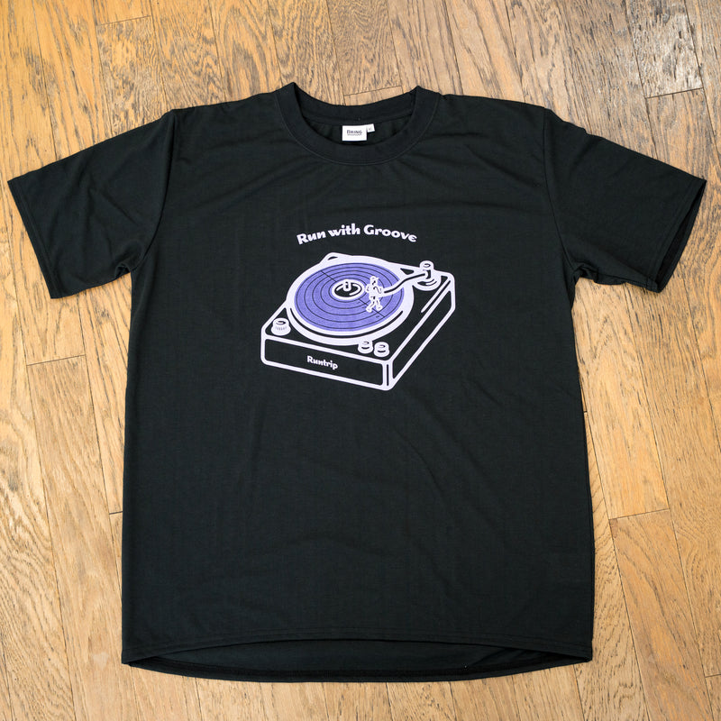 Run with Groove Track Record Tee