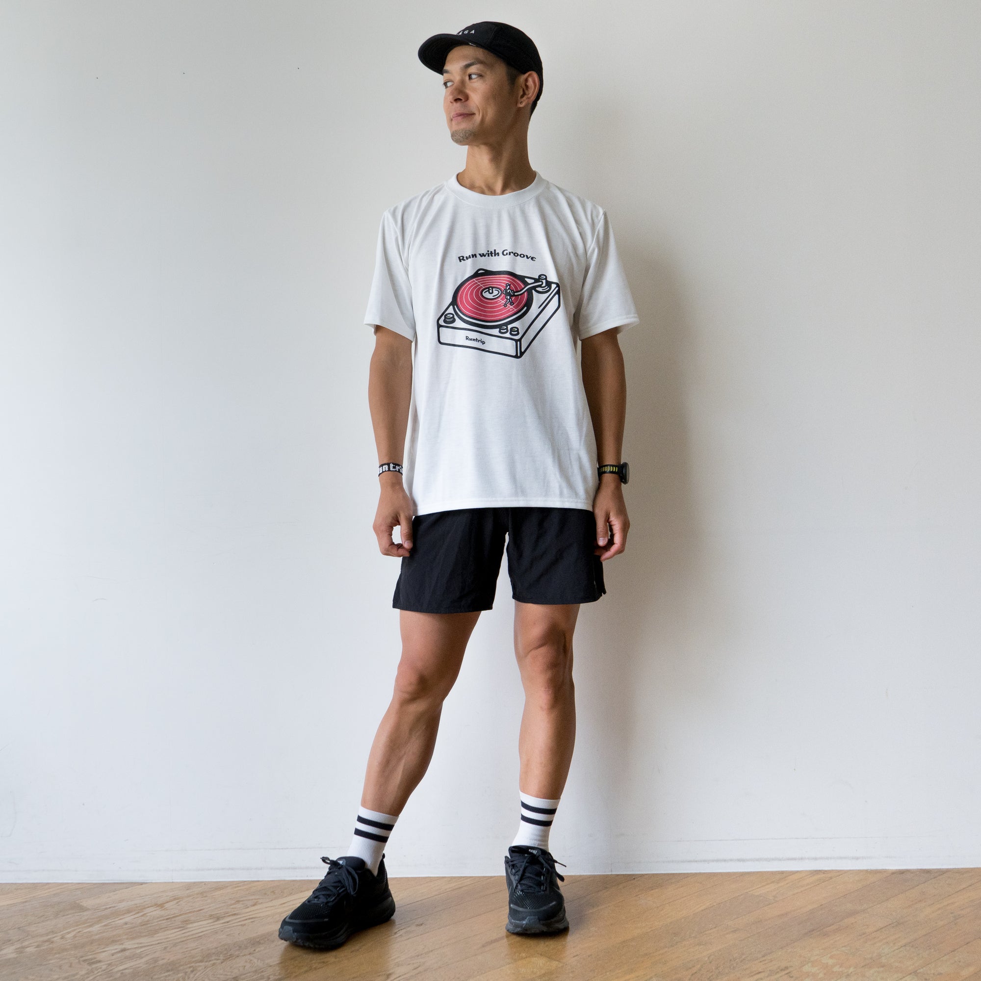 Run with Groove Track Record Tee