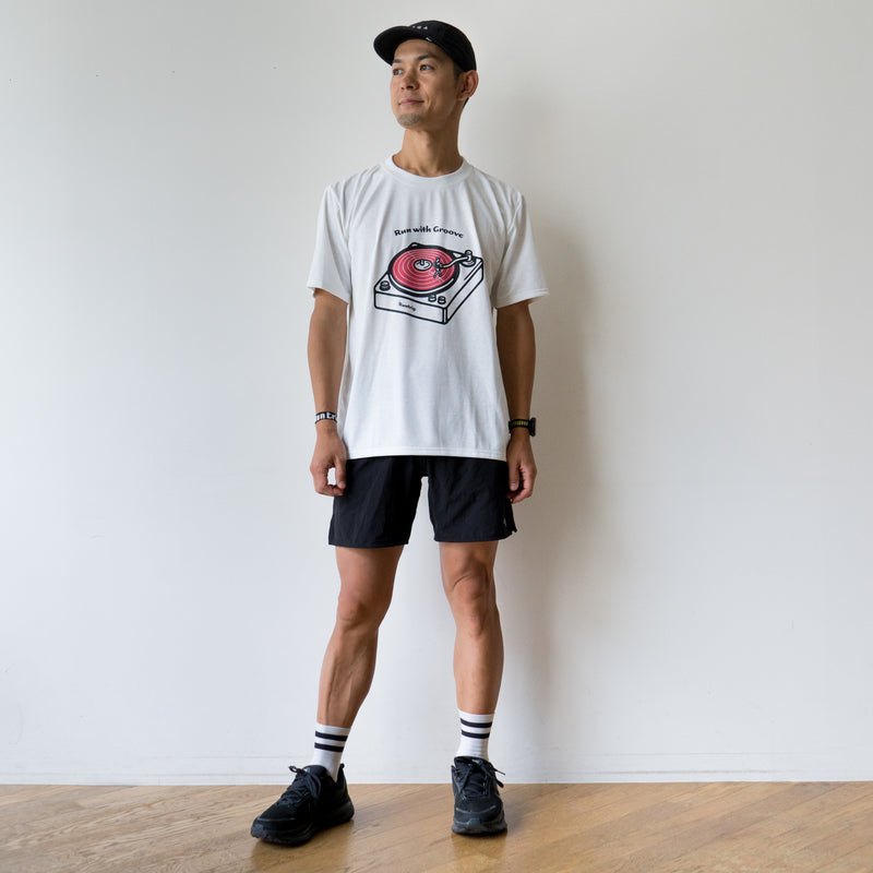 Run with Groove Track Record Tee