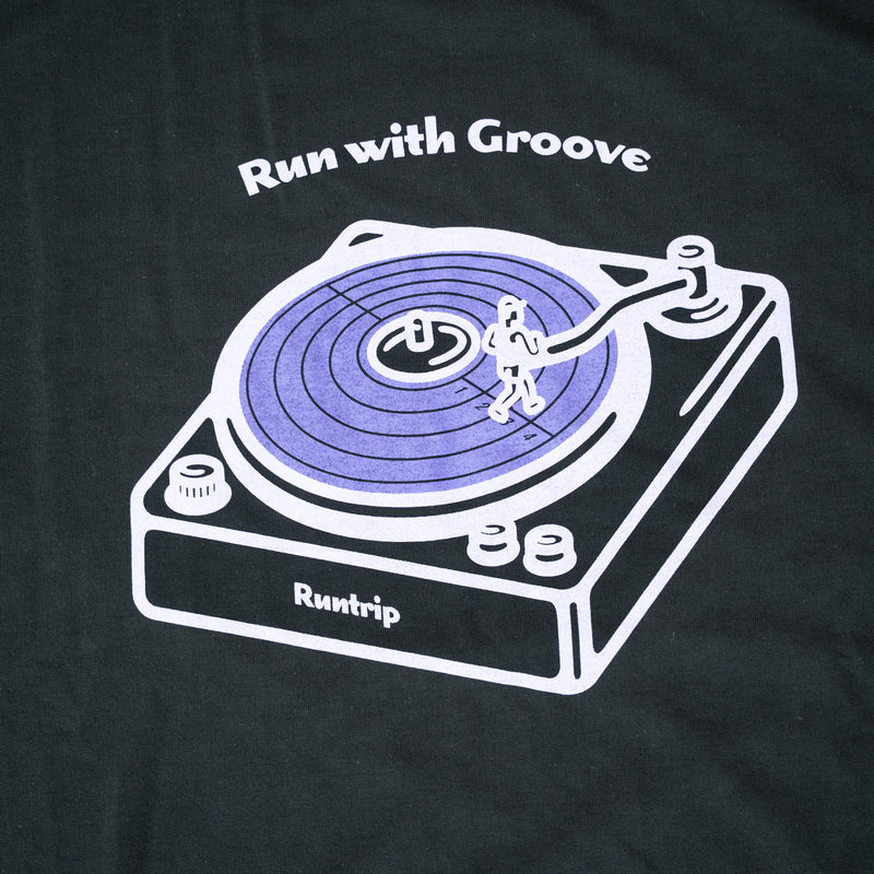 Run with Groove Track Record Tee