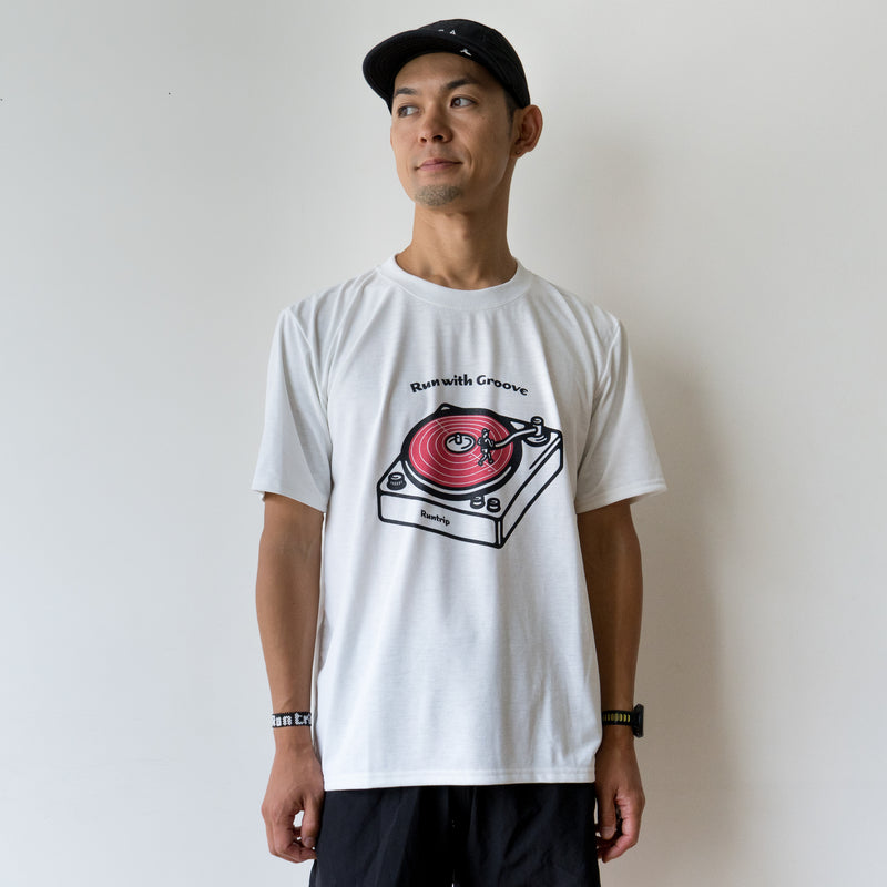Run with Groove Track Record Tee