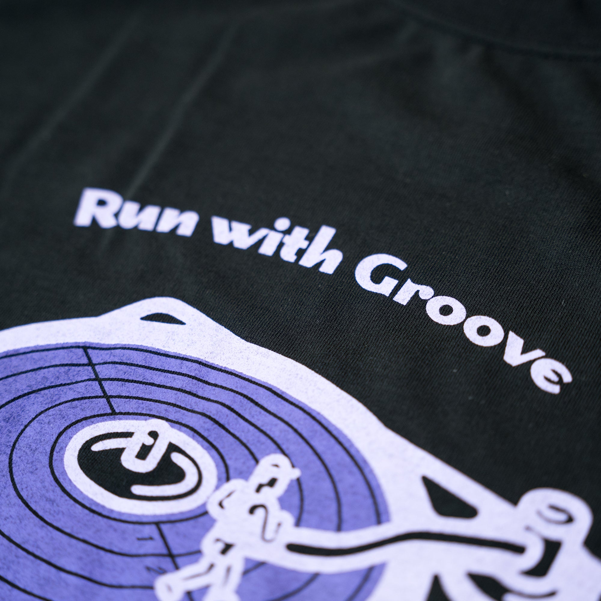 Run with Groove Track Record Tee