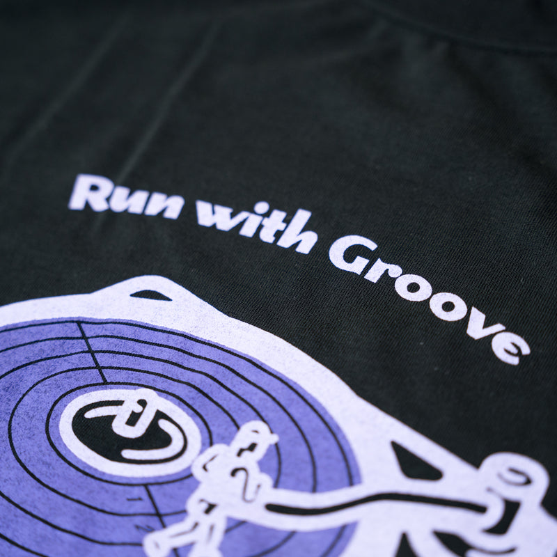 Run with Groove Track Record Tee