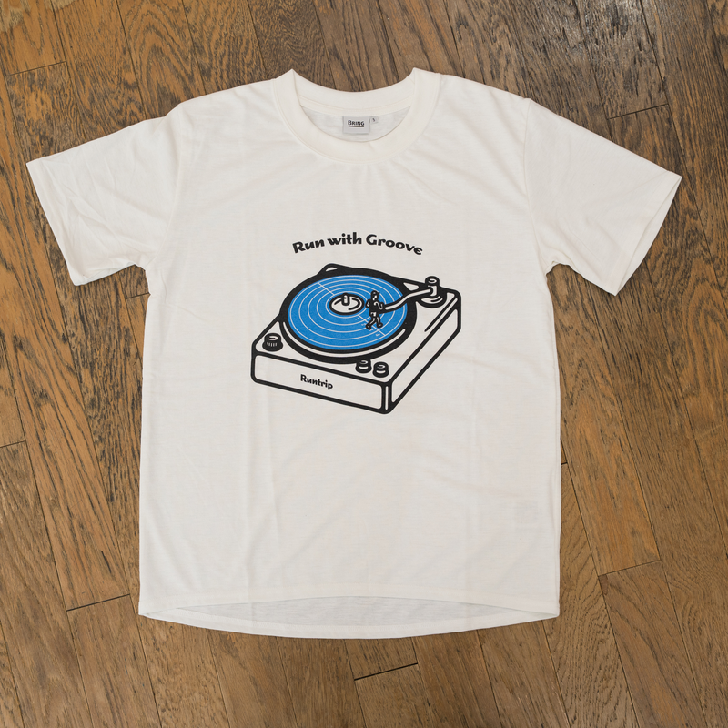 Run with Groove Track Record Tee