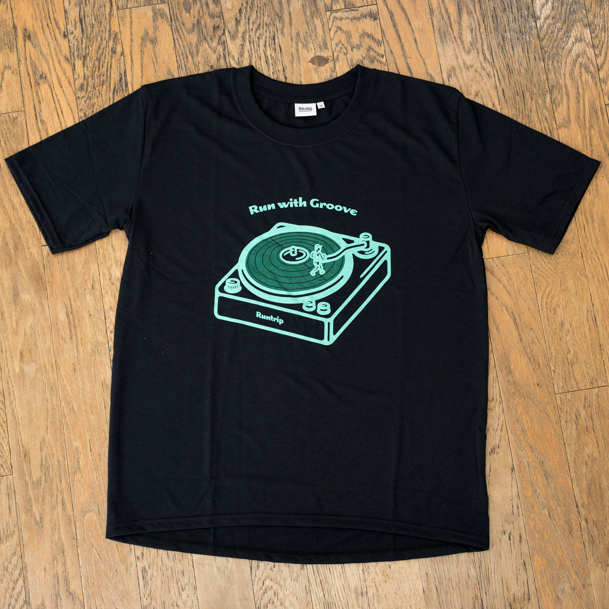 Run with Groove Track Record Tee