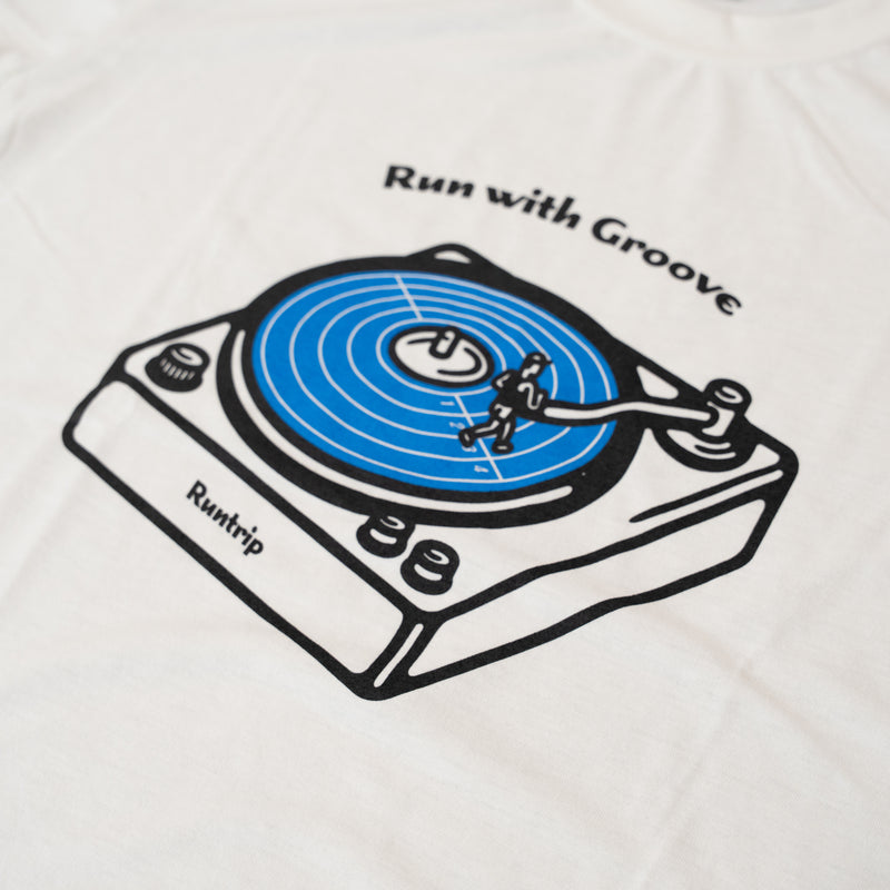 Run with Groove Track Record Tee