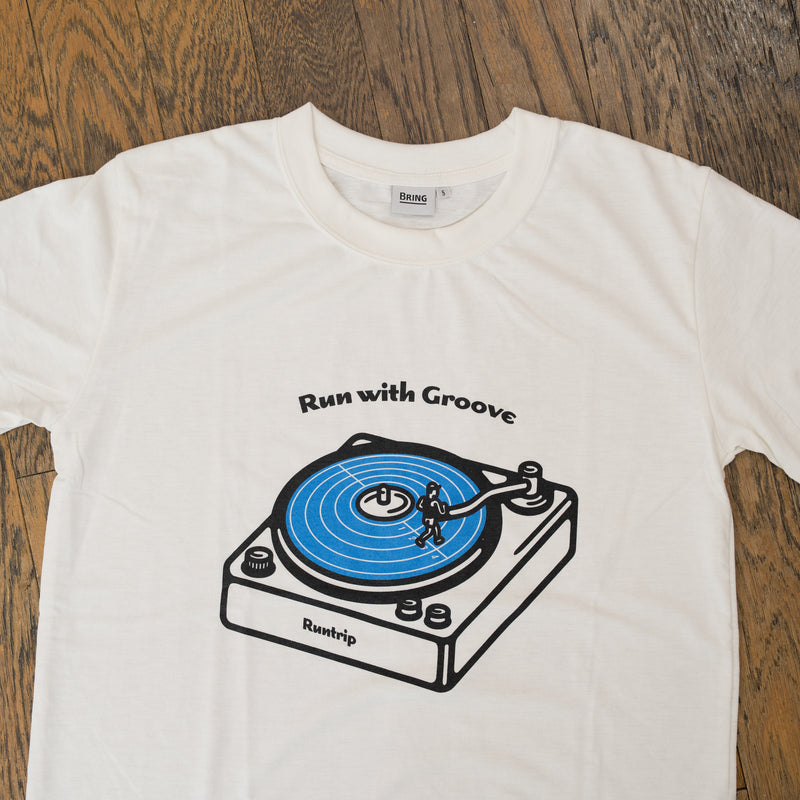 Run with Groove Track Record Tee