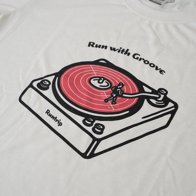 Run with Groove Track Record Tee