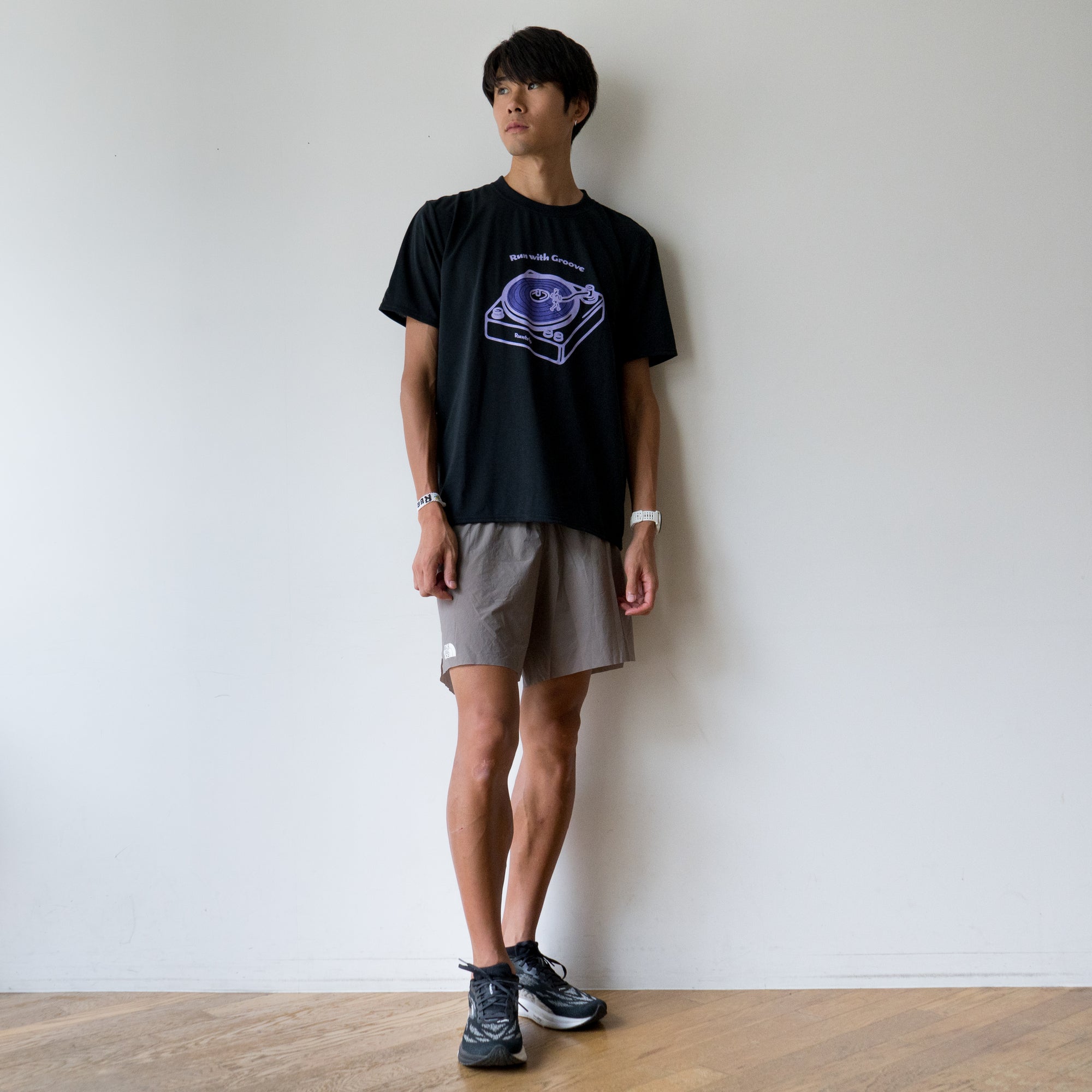 Run with Groove Track Record Tee