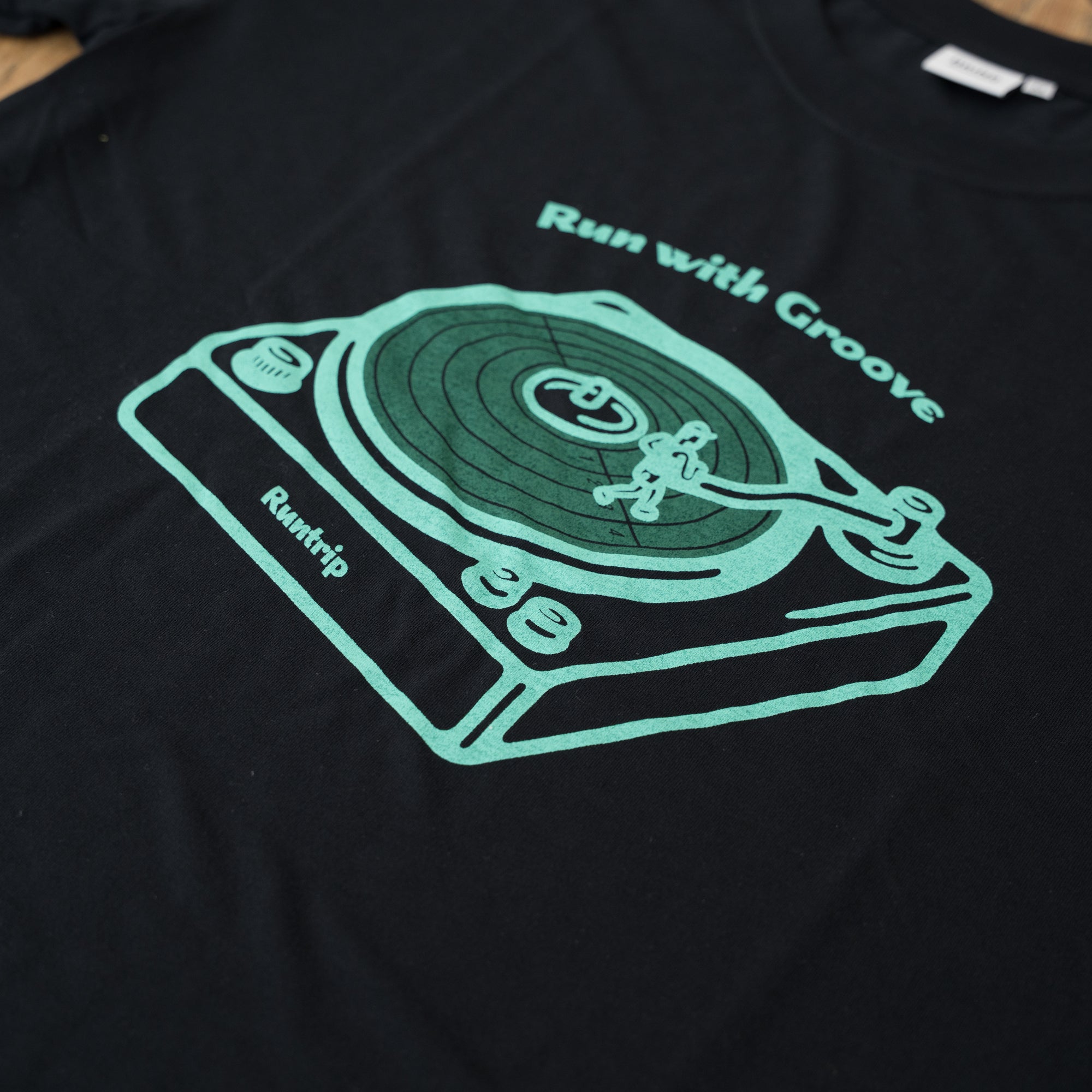Run with Groove Track Record Tee