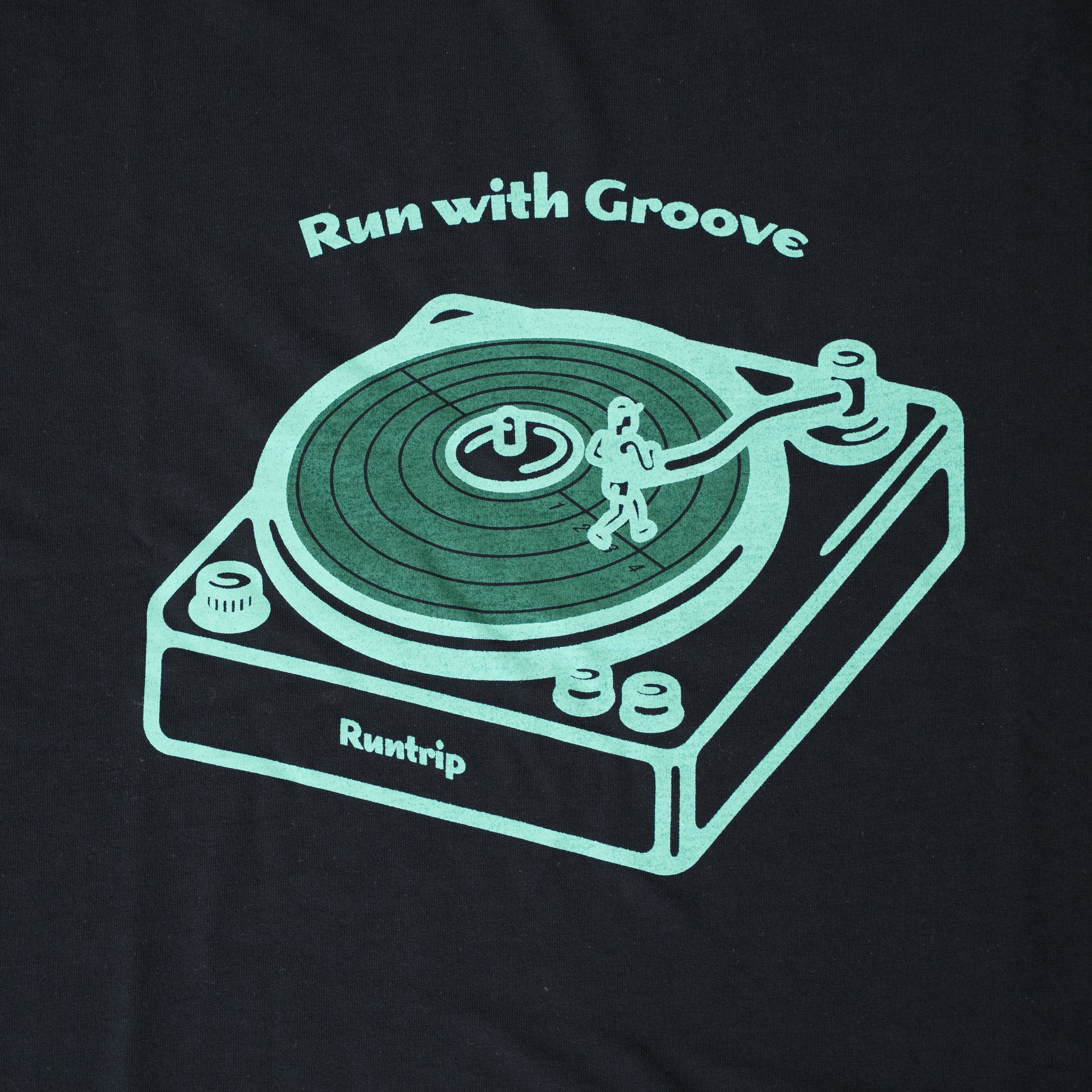 Run with Groove Track Record Tee