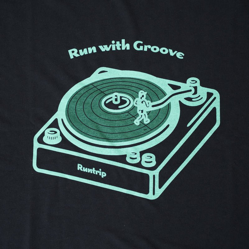 Run with Groove Track Record Tee