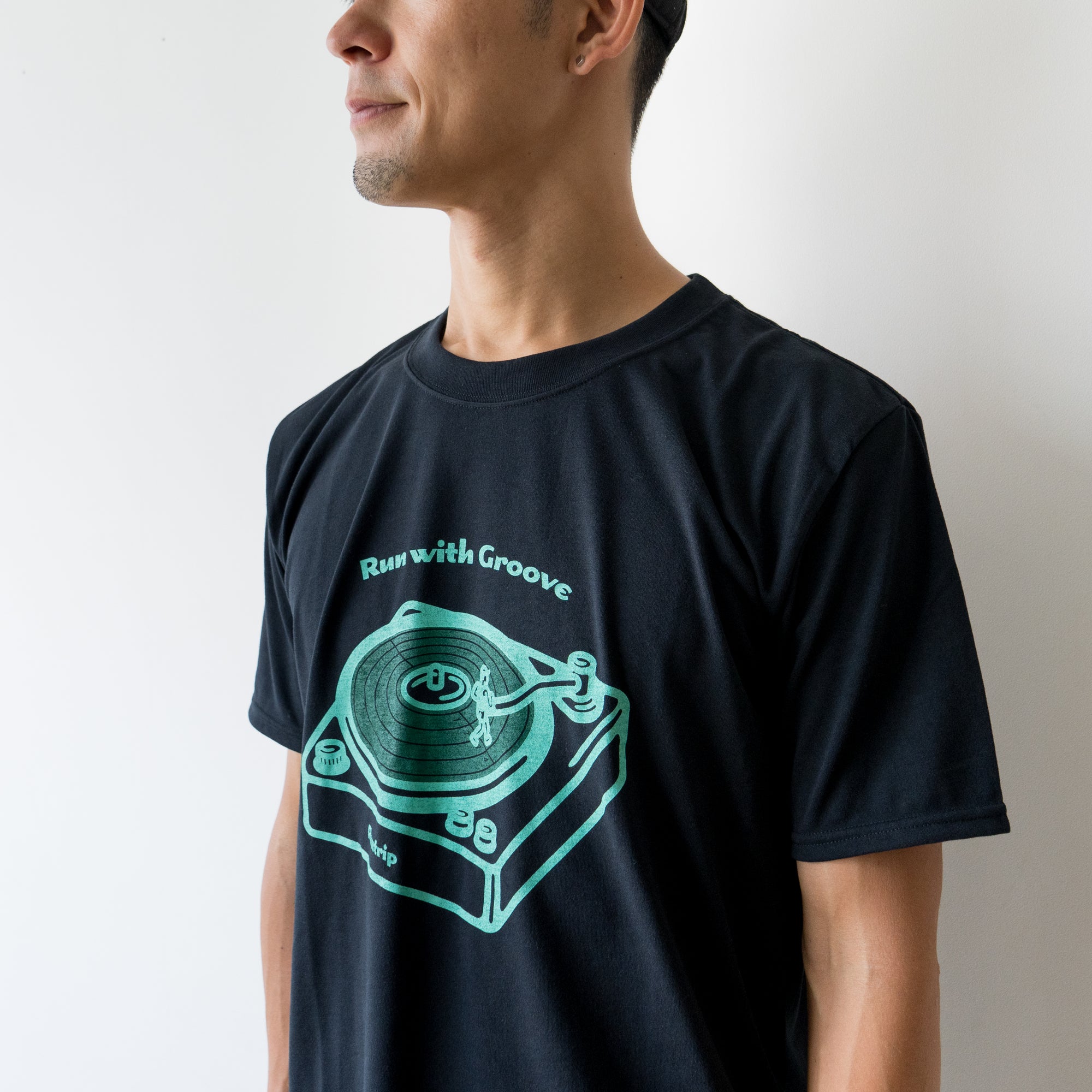 Run with Groove Track Record Tee