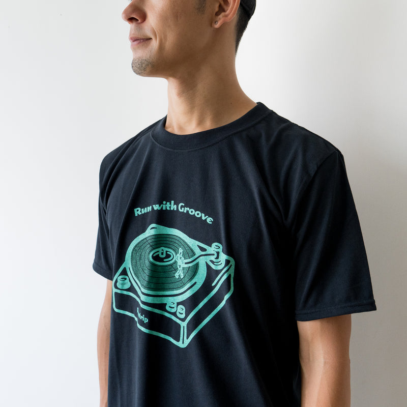 Run with Groove Track Record Tee