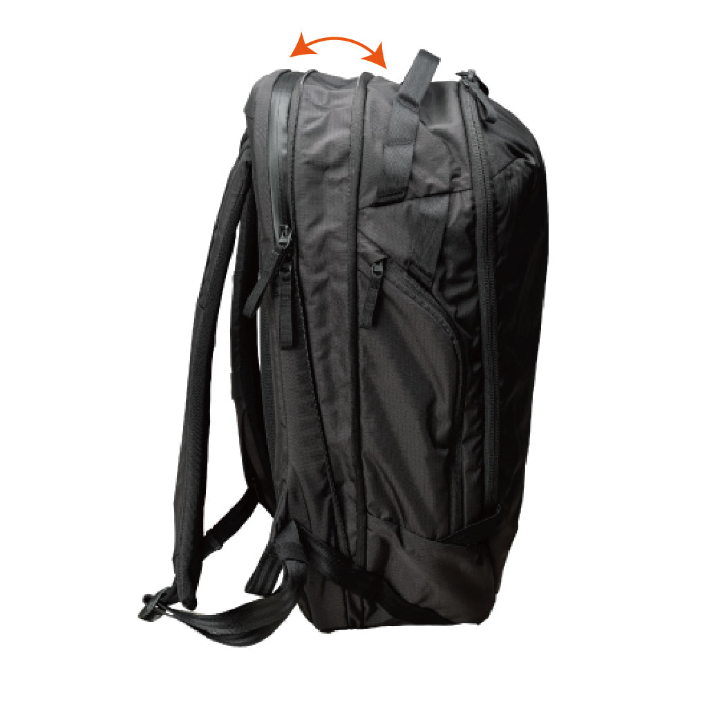 ABLE CARRY Max Backpack（Ripstop Black） – Runtrip Store