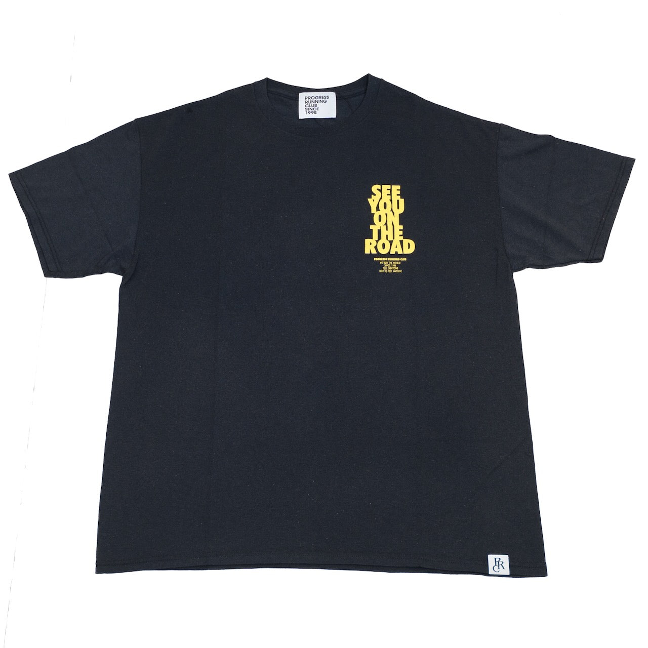 PROGRESS RUNNING CLUB SEE YOU ON THE ROAD TECH S/S T