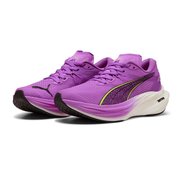 PUMA ディヴィエイト ニトロ 3 ウィメンズ (WOMENS) PURE MAGENTA-YELLOW ALERT-PU