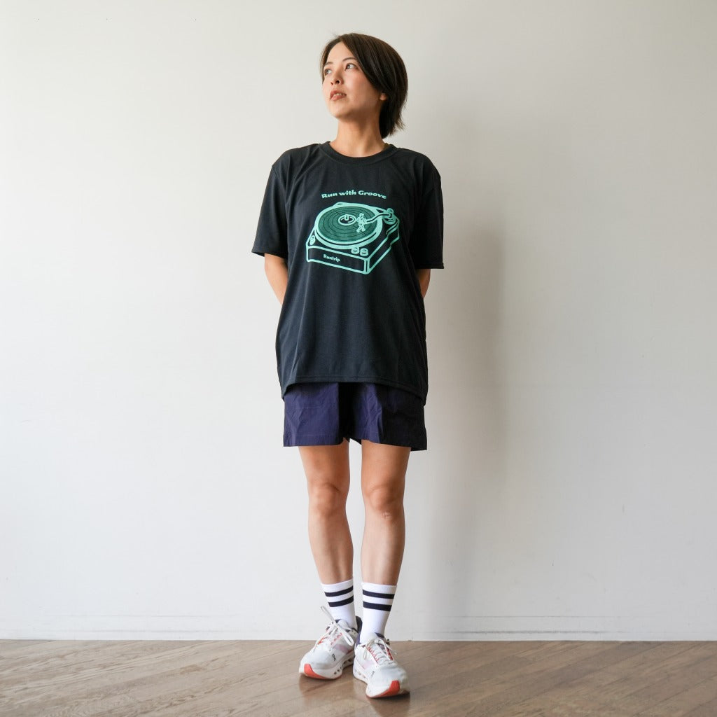 Run with Groove Track Record Tee