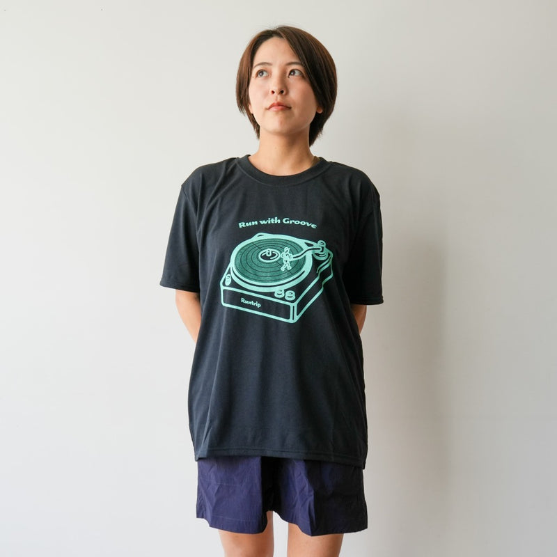 Run with Groove Track Record Tee