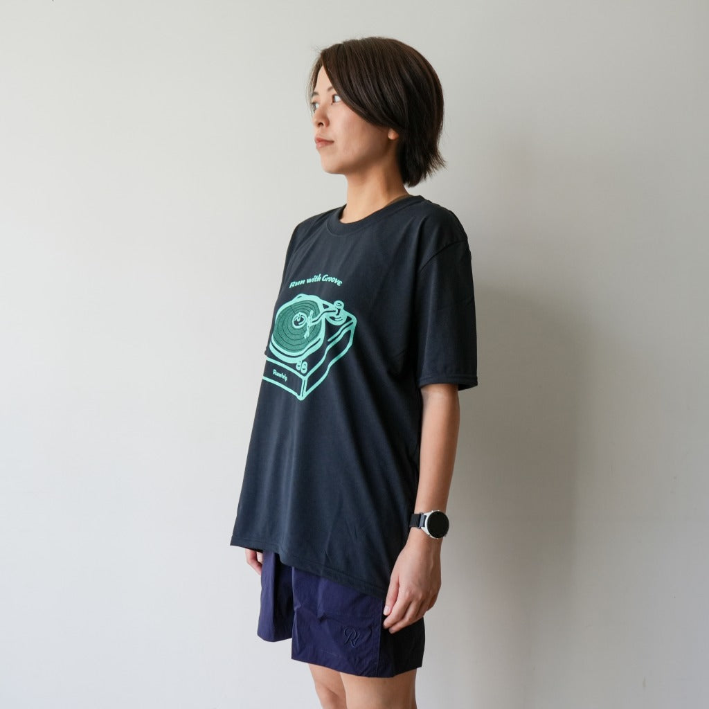 Run with Groove Track Record Tee